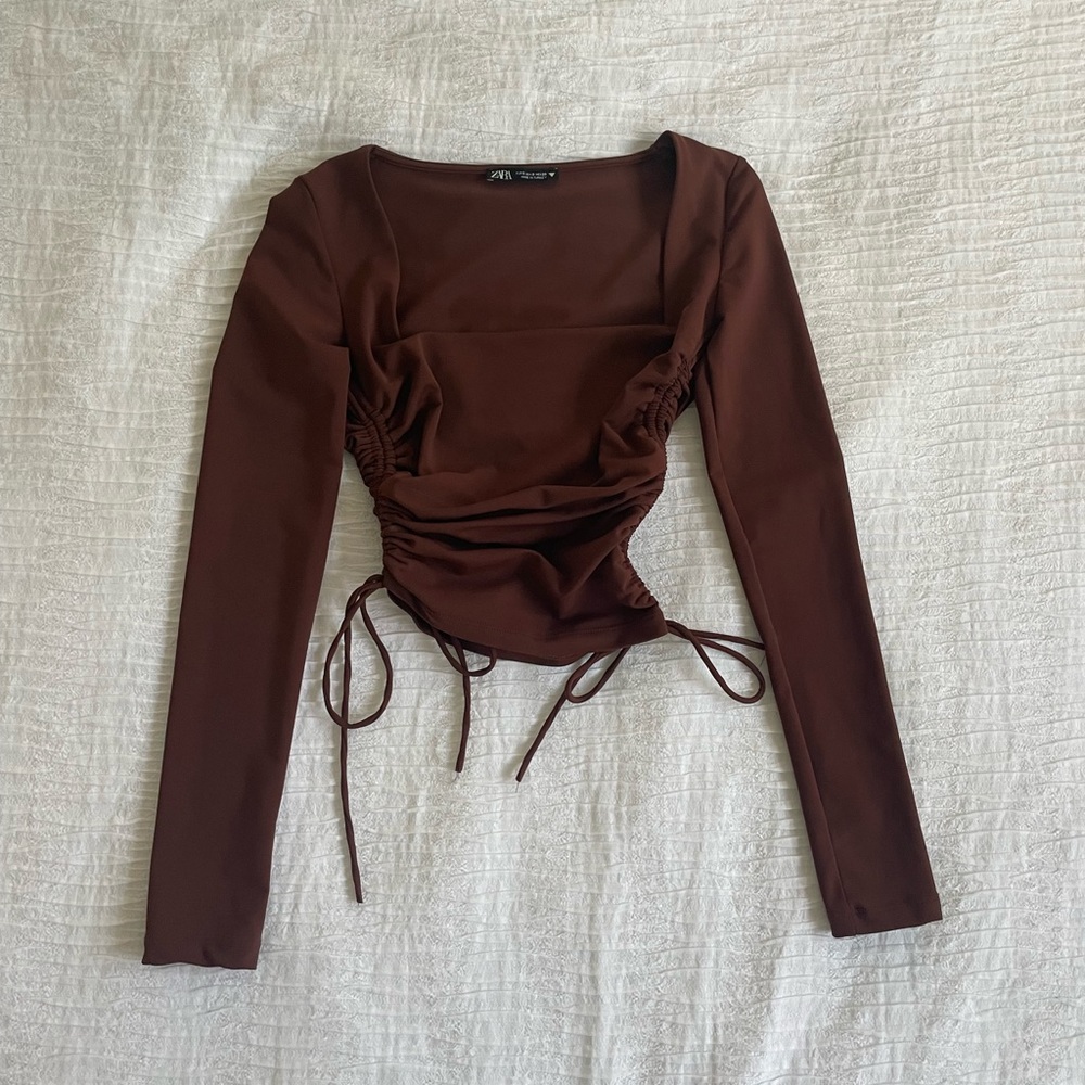 Brown Zara Top